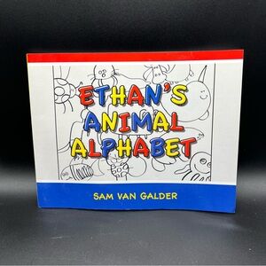 Ethan's Animal Alphabet by Sam Van Galder (English) Paperback Book